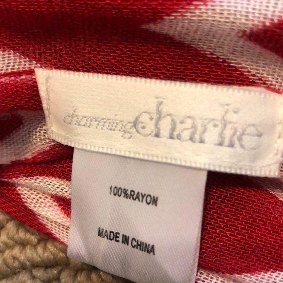 $5 ADD ON ITEM Charming Charlie - Infinity Scarf - Picture 4 of 5